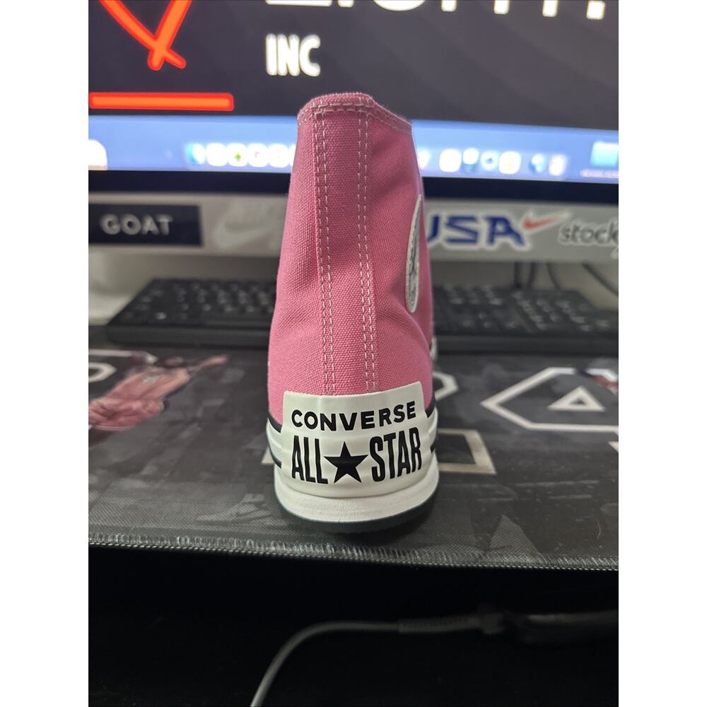New Women's Size 6.5 Converse Chuck Taylor All Star High Pink A08468F - Picture 4 of 7
